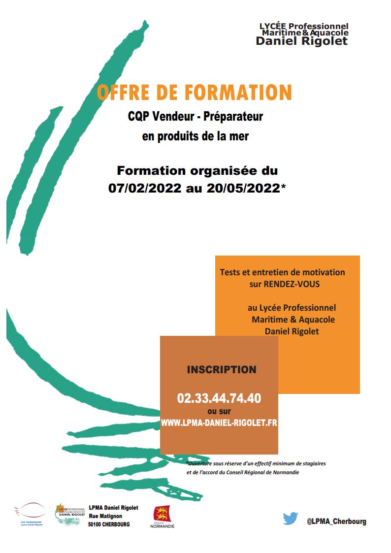 AFFICHE RECRUTEMENT DU CQP VENDEUR PREPARATEUR DES PRODUITS DE LA MER 2021 jpg_Page1