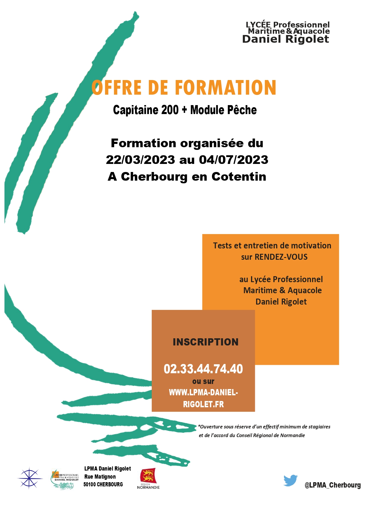 AFFICHE RECRUTEMENT CAPITAINE 200 2023