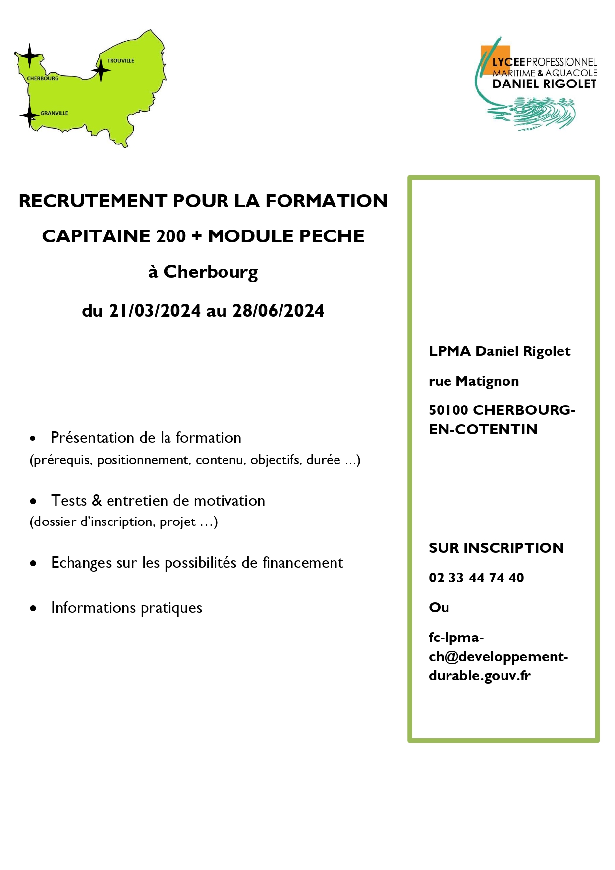 AFFICHE RECRUTEMENT C200 2024