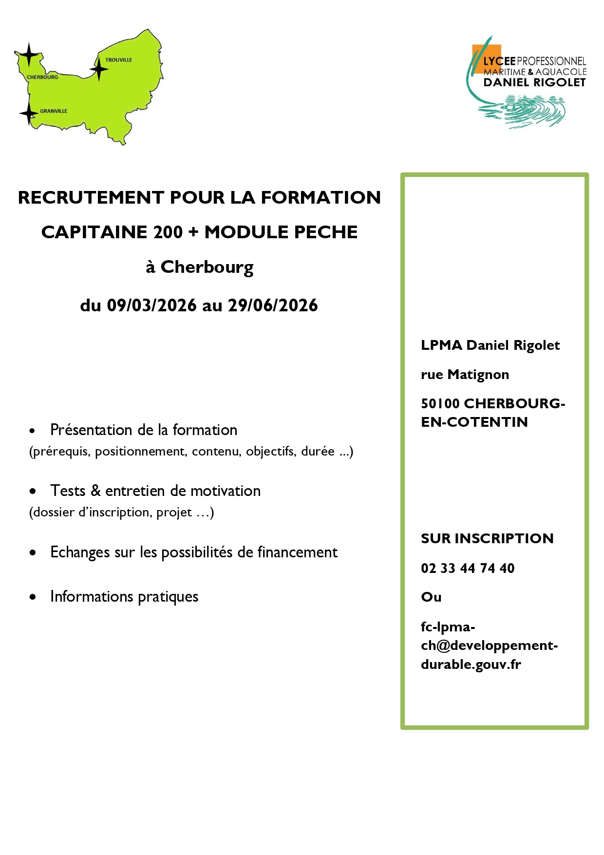 AFFICHE RECRUTEMENT C200 2026